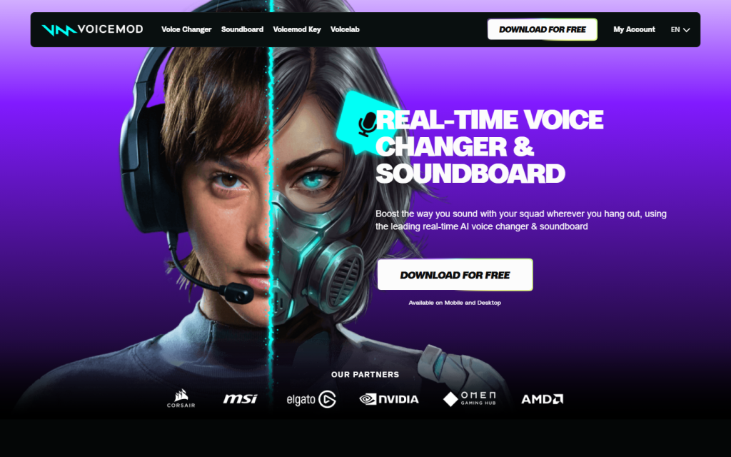 Voicemod screenshot