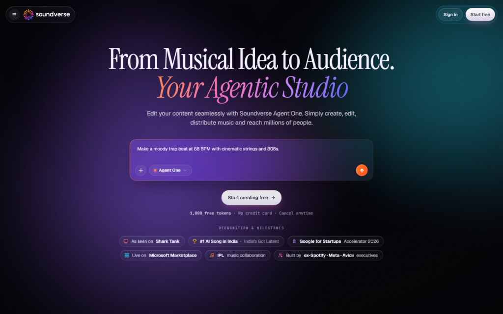 Soundverse screenshot