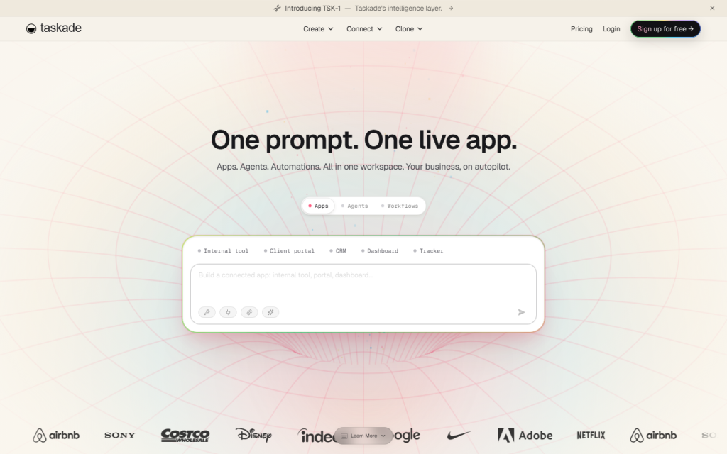 Taskade screenshot