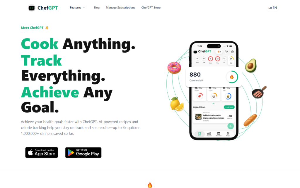 ChefGPT screenshot