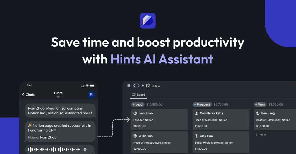 Hints screenshot