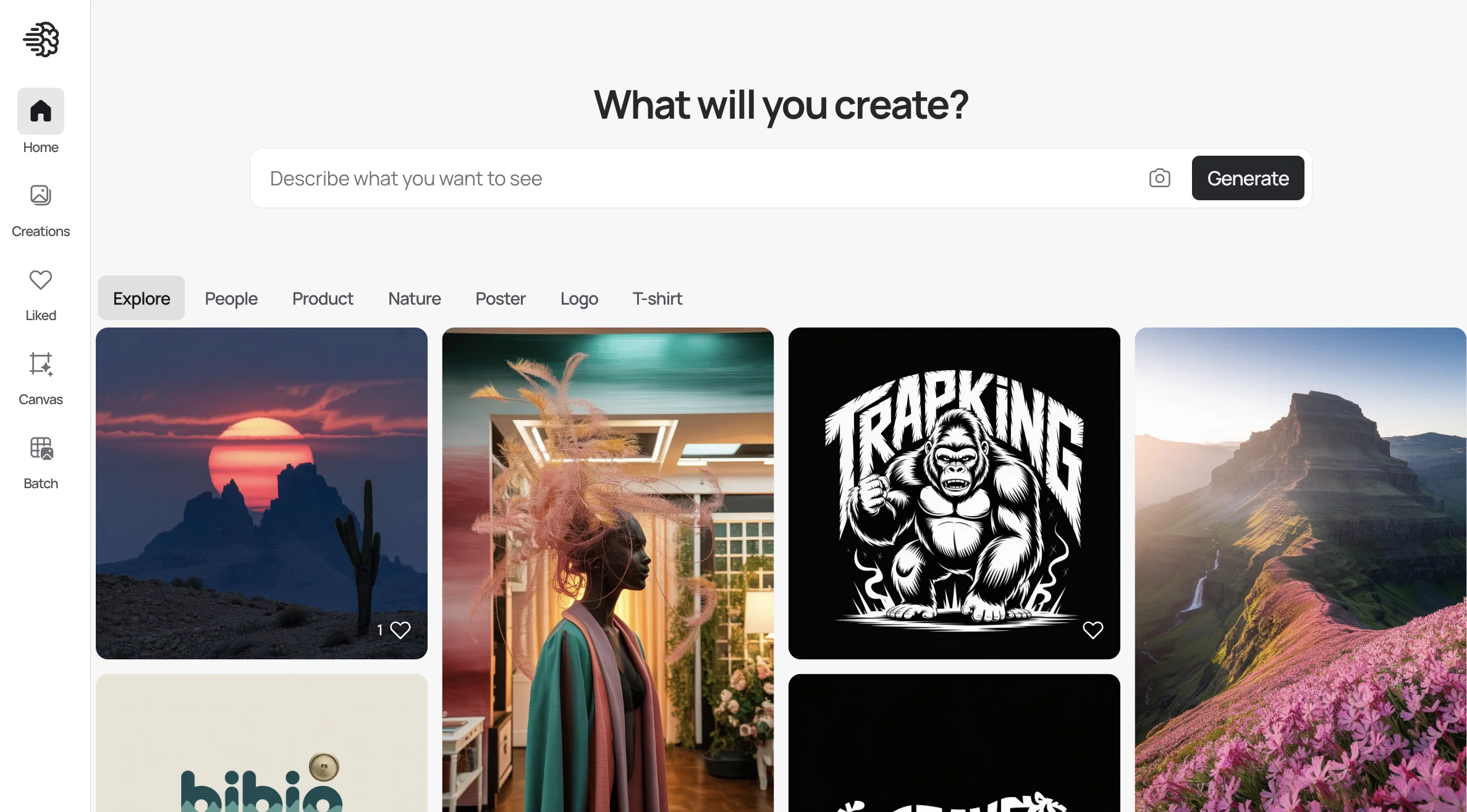 Ideogram product interface