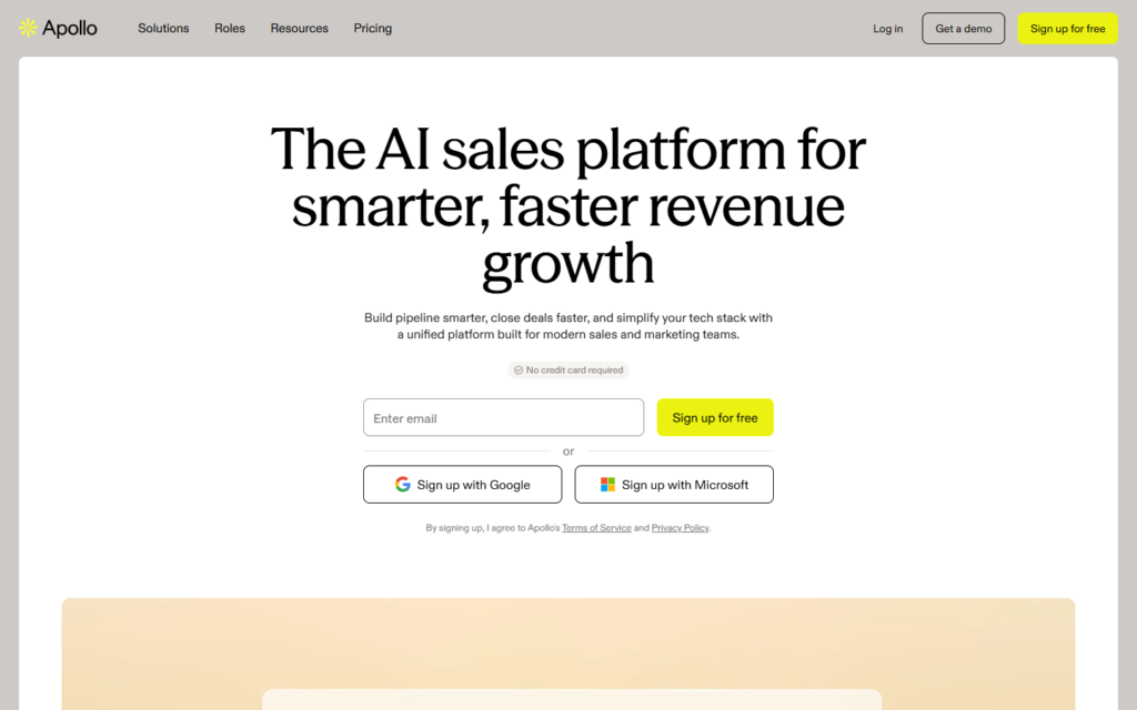 Apollo AI screenshot
