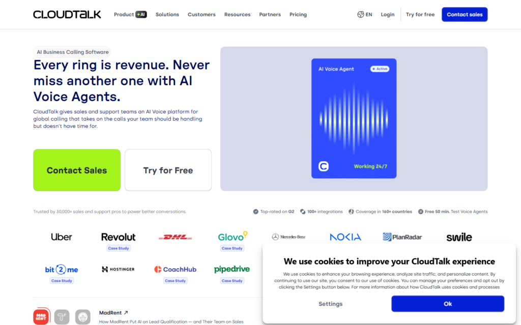 CloudTalk AI screenshot