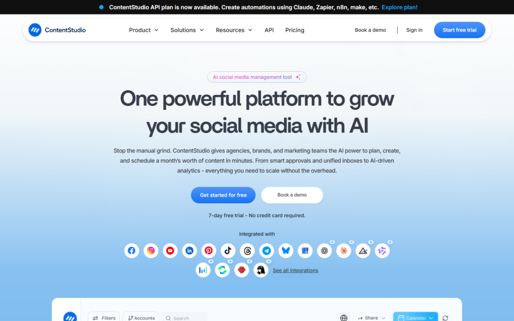ContentStudio AI screenshot