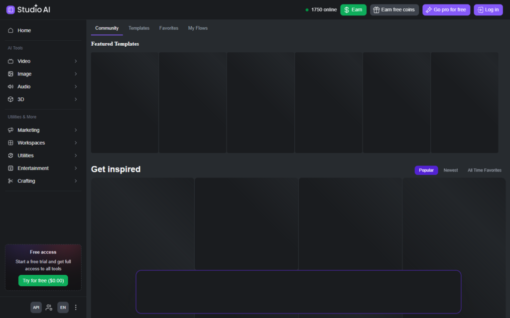 Creative Fabrica Spark screenshot
