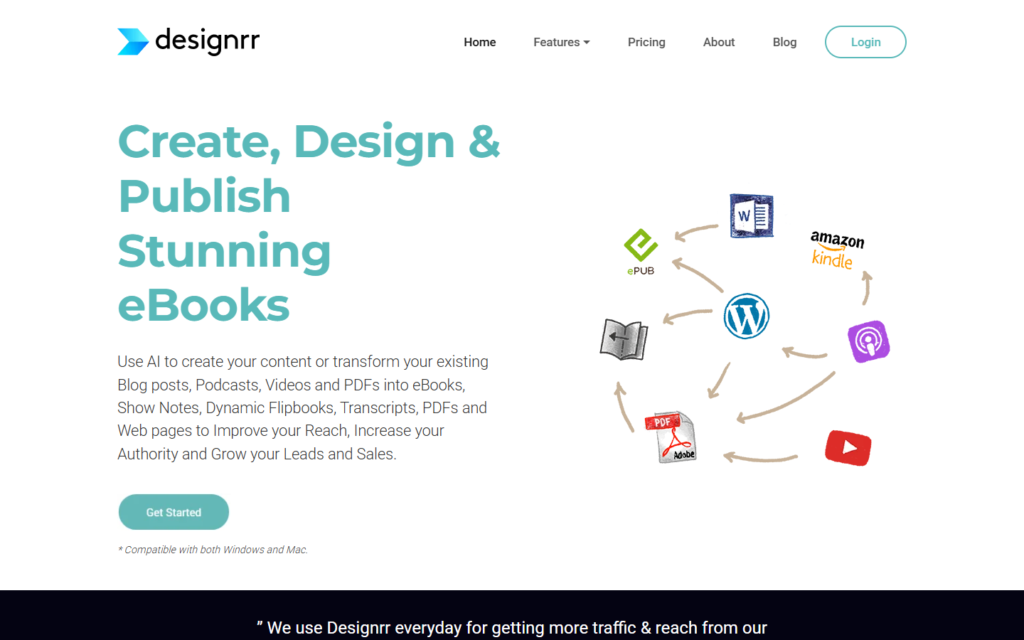 Designrr AI screenshot