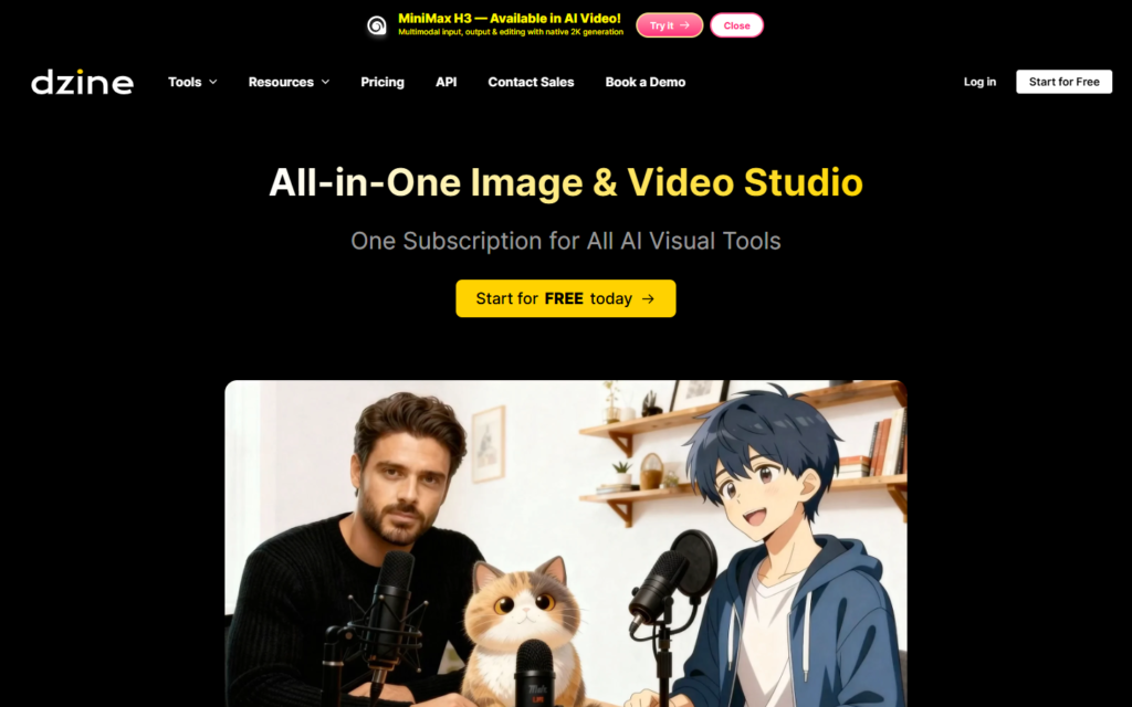 Dzine AI screenshot
