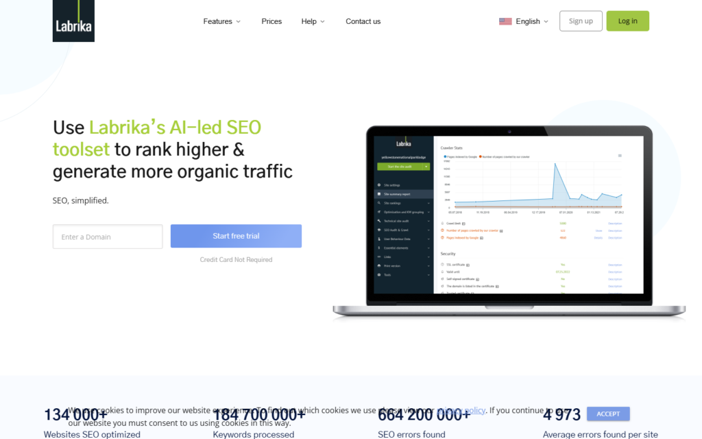 Labrika screenshot