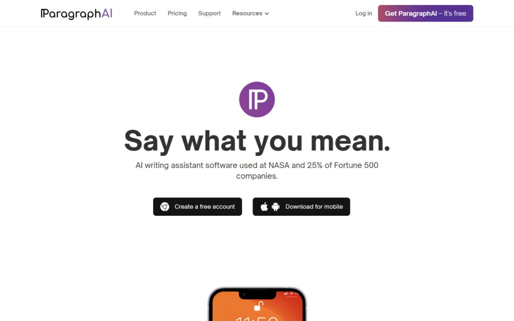 ParagraphAI screenshot