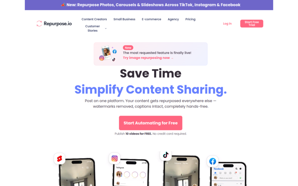Repurpose.io AI screenshot