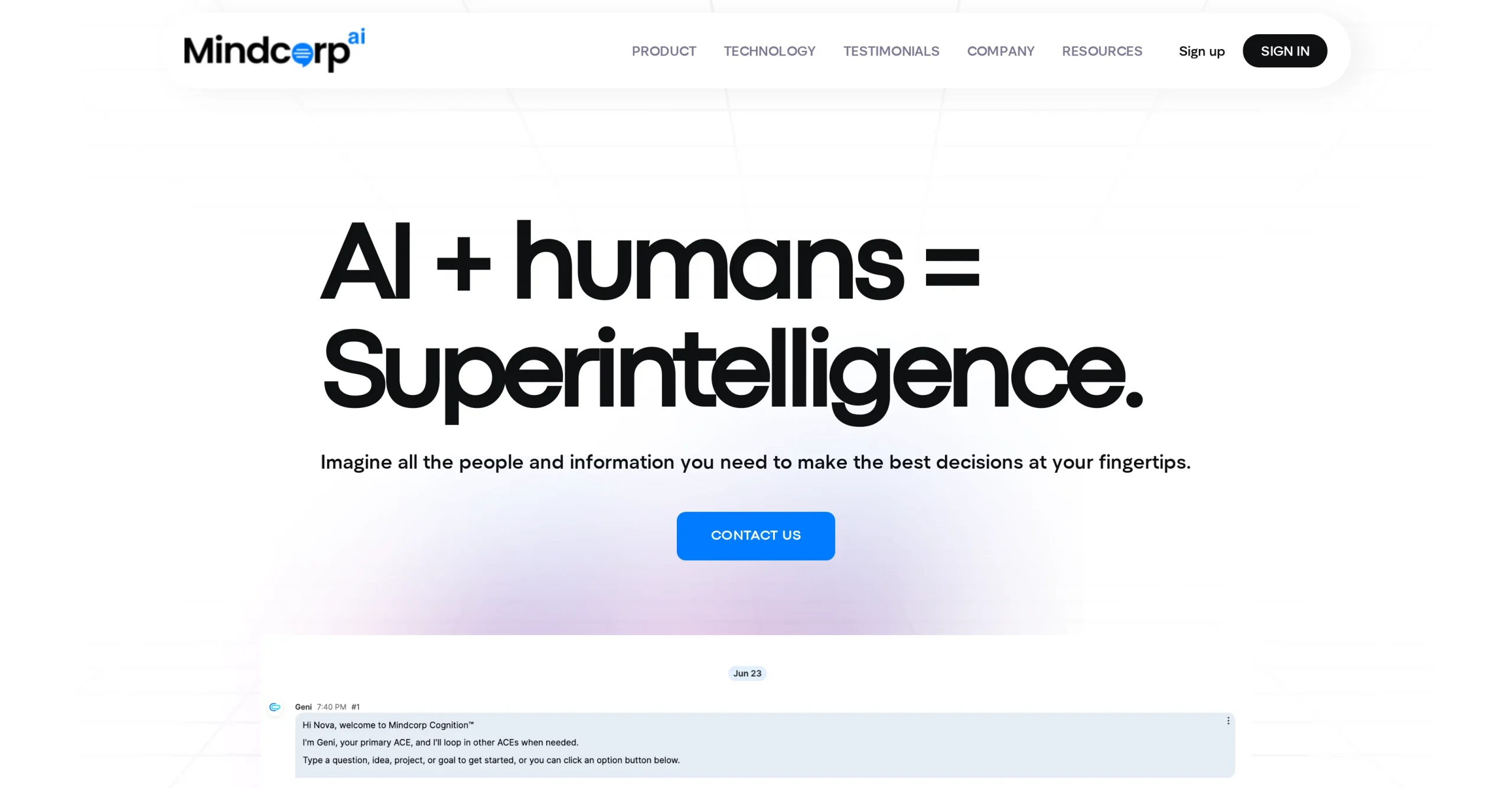 Cognition by Mindcorp