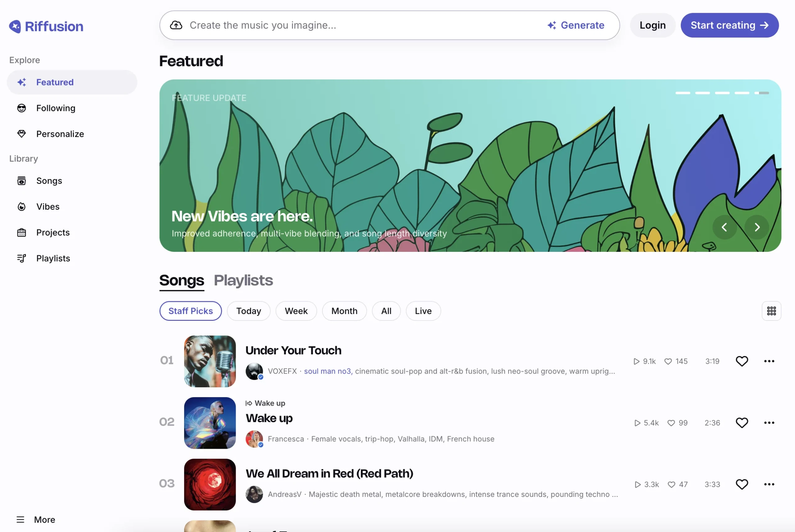 Riffusion (now Flow Music)