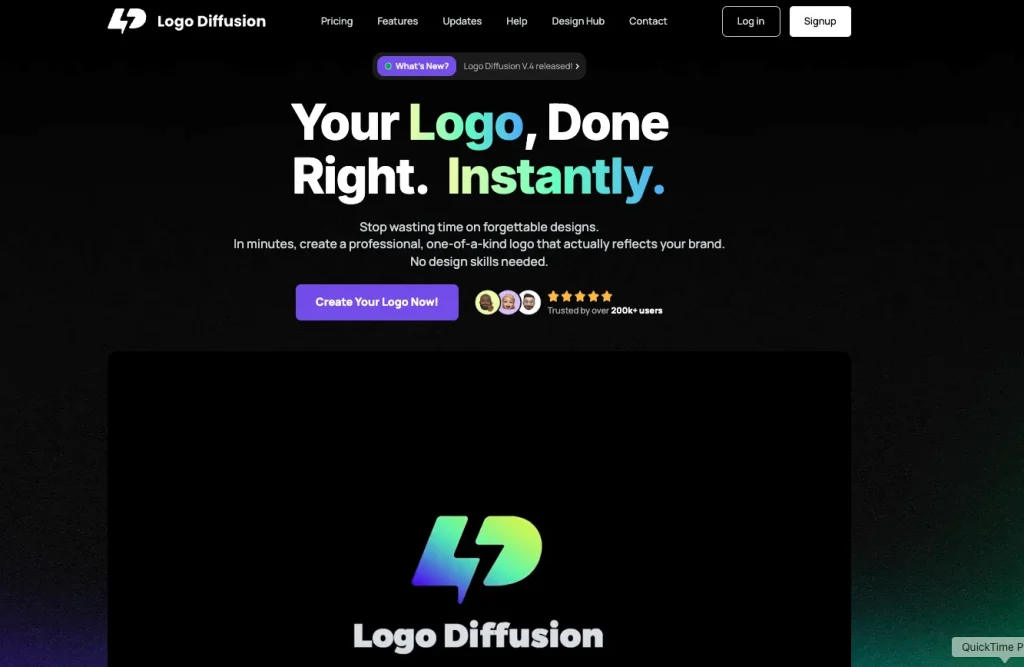 Logo Diffusion screenshot