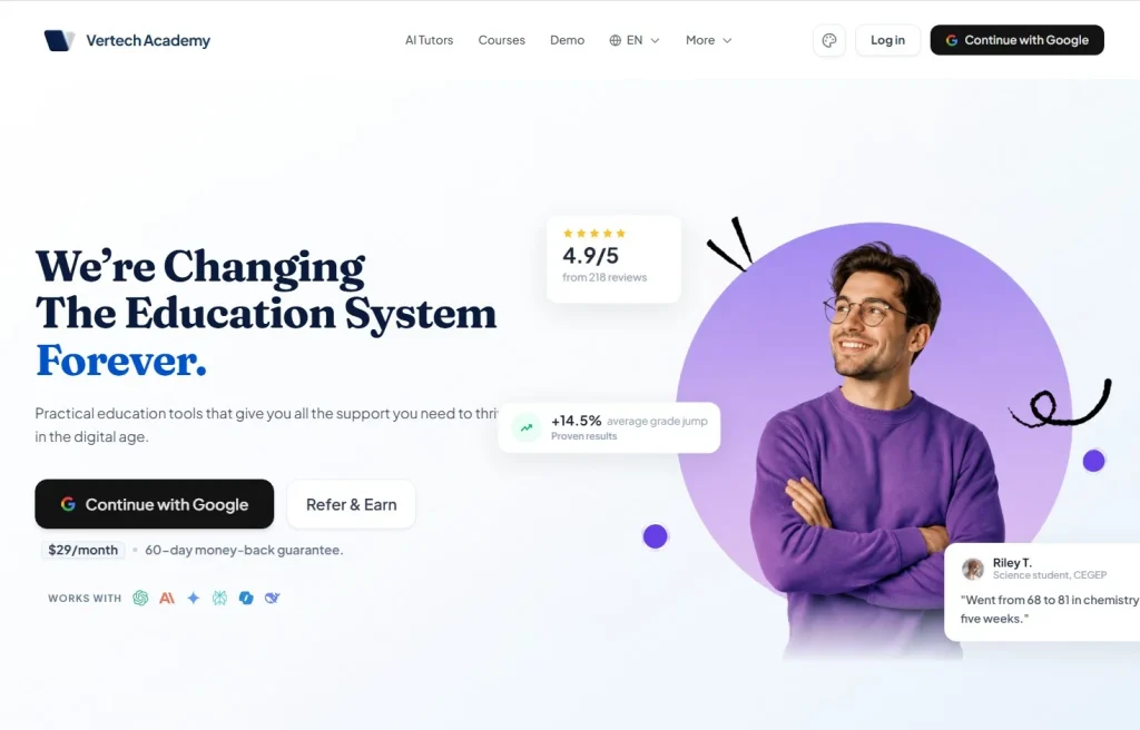 Vertech Academy screenshot