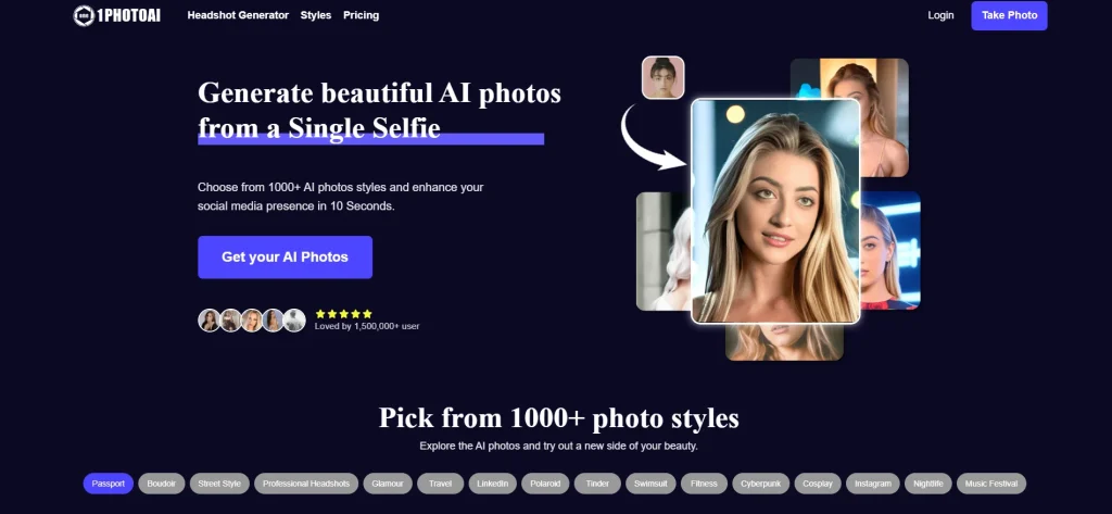1PhotoAI screenshot