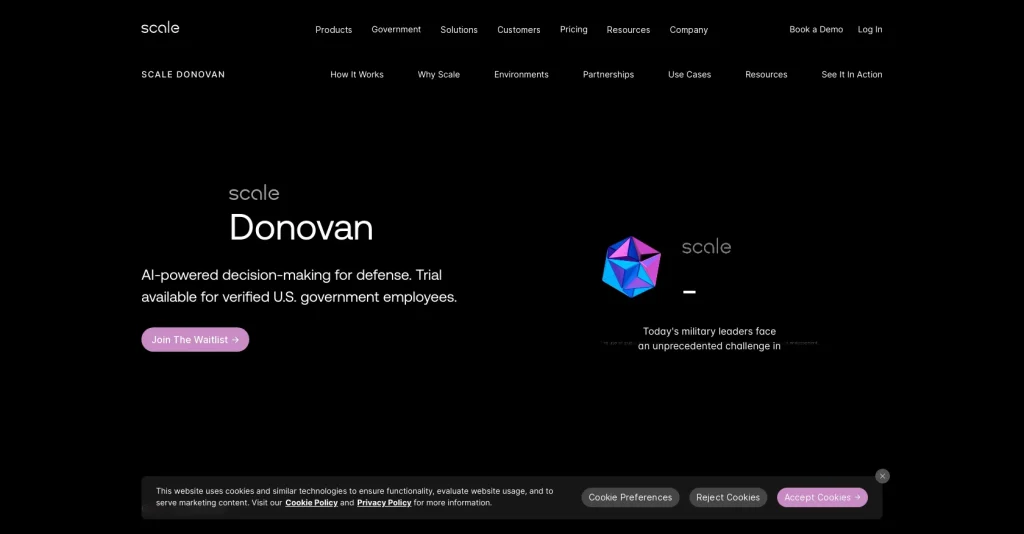 Donovan screenshot