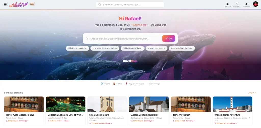 Walvee screenshot