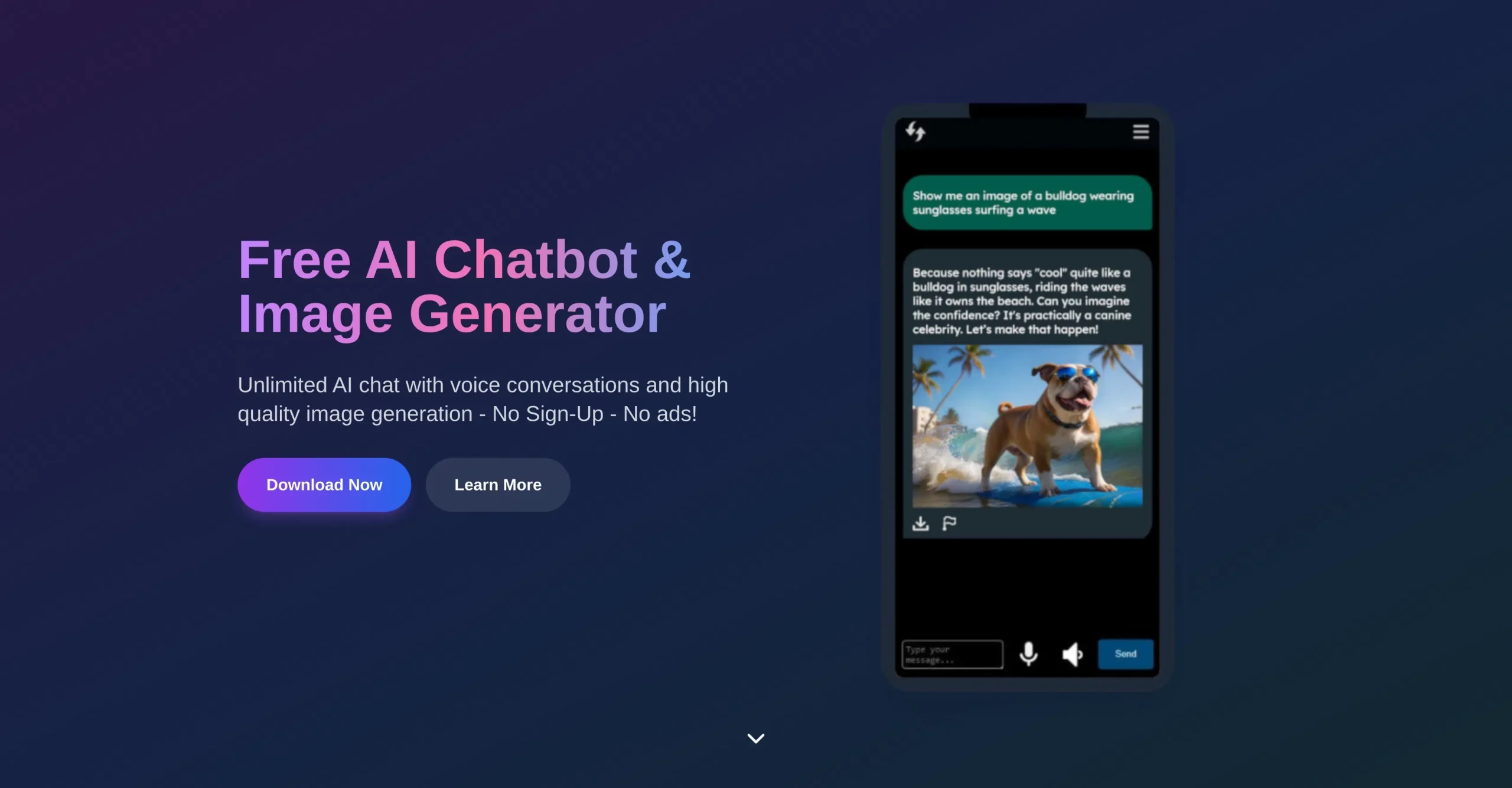 Free AI Chatbot & Image Generator