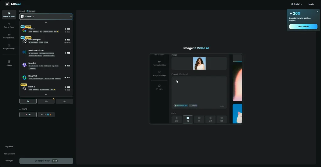 AIReel screenshot