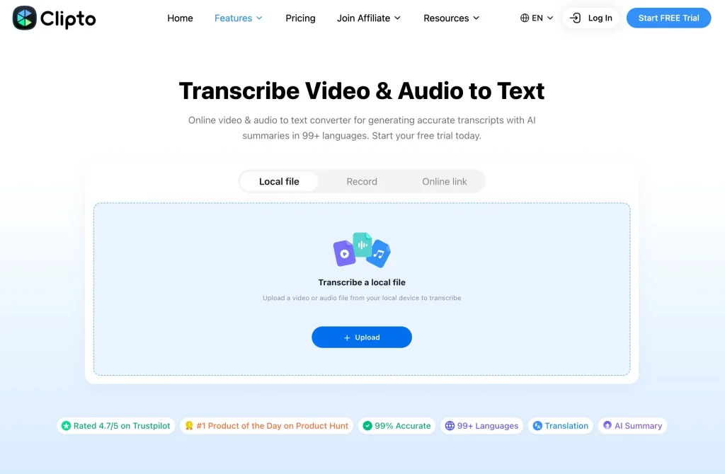 Clipto screenshot