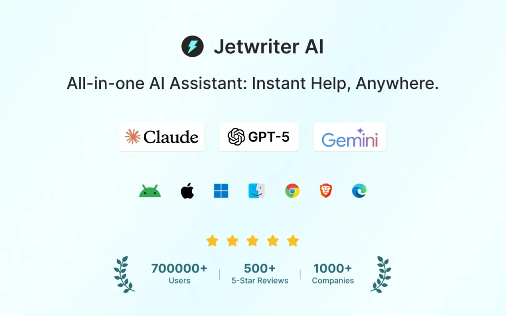 Jetwriter AI screenshot