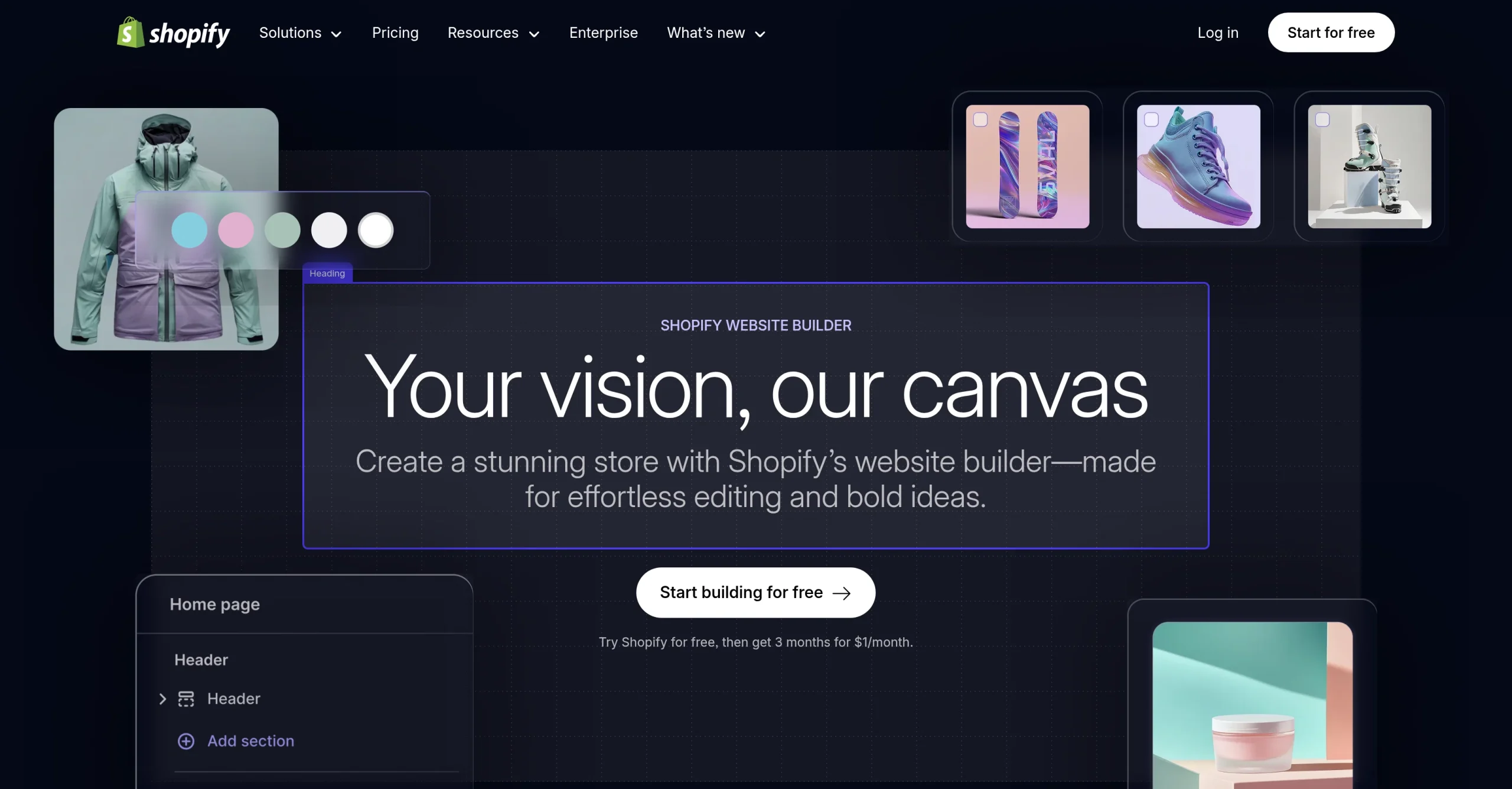 Shopify Website Builder