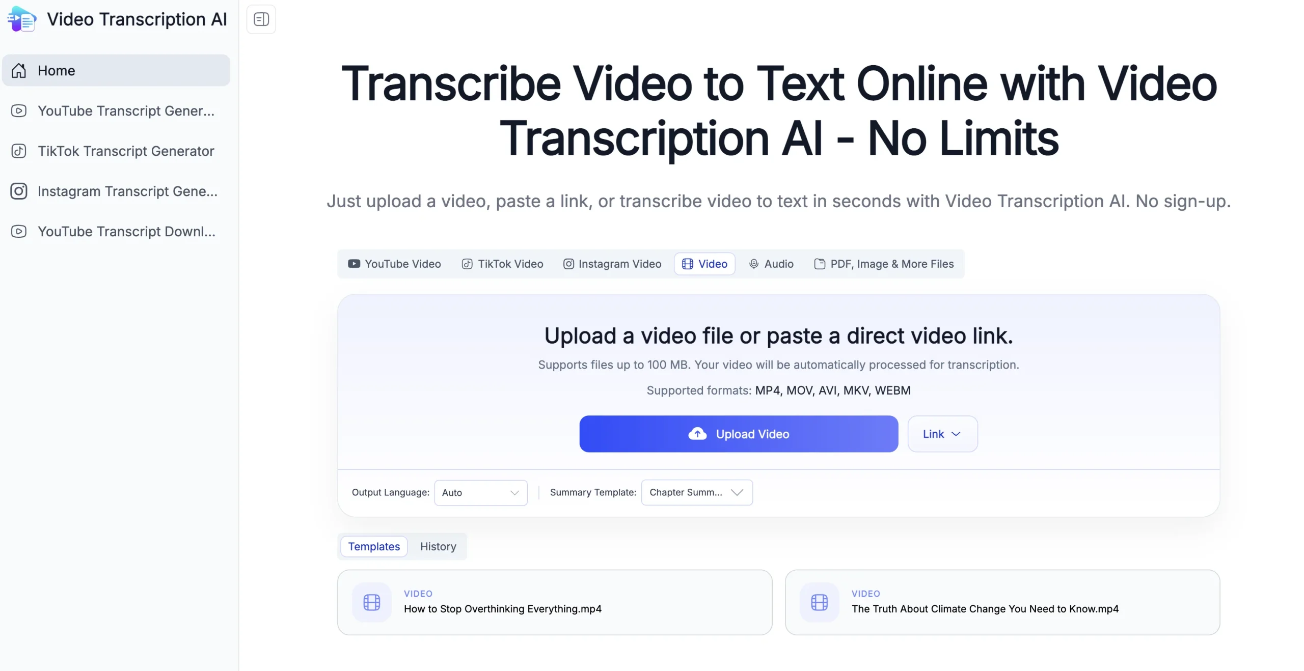 VideoTranscription.AI