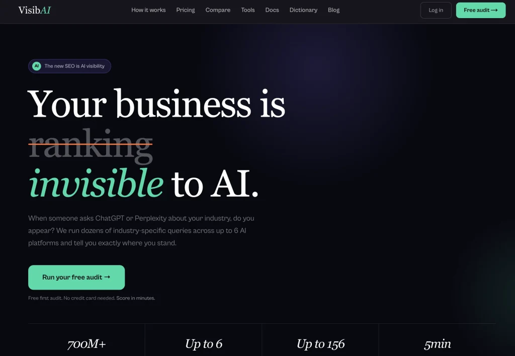 VisibAI screenshot