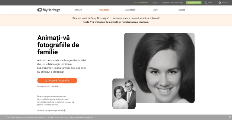MyHeritage Deep Nostalgia